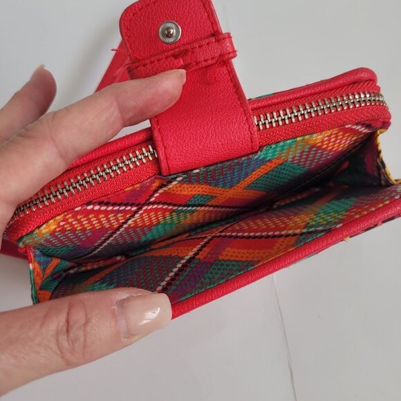 Vera Bradley Wallet Women's Rumba Pink Wristlet Small Pocket Book - Picture 3 of 7